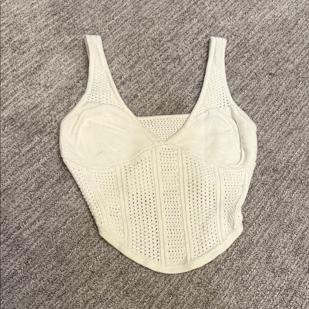 ALO Yoga Cream Knit Top